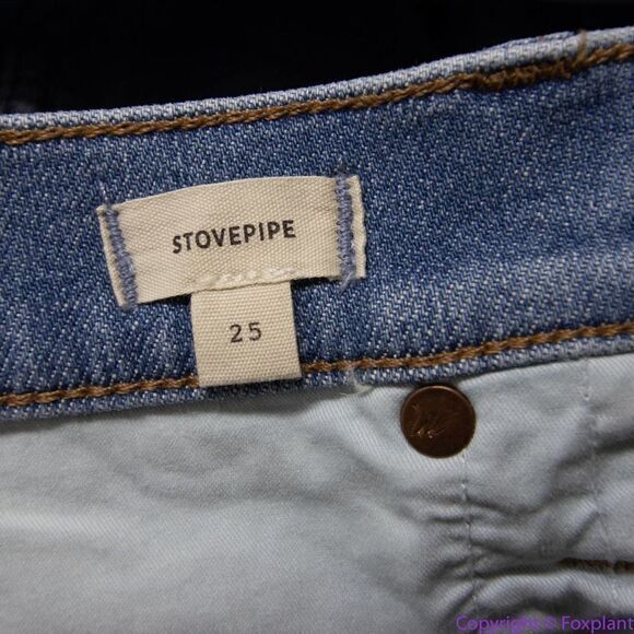 NEW Madewell Stovepipe Jeans in Euclid Wash, 25, ND526 - Picture 13 of 16
